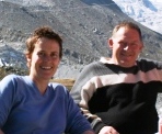 Peter Thomas and Justine Noy